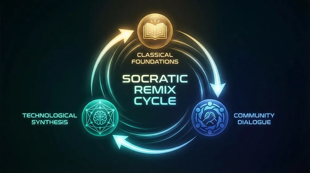 The Socratic Remix Cycle, Classical Foundations, Technological Synthesis, Community Dialogue