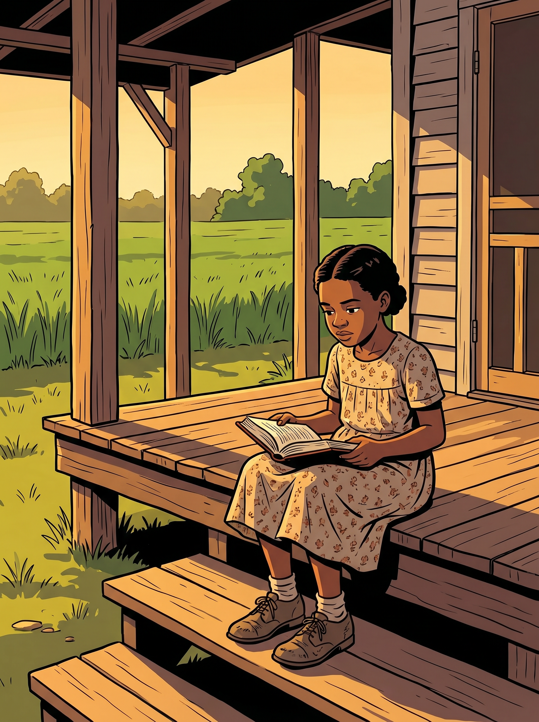 Young Rosa growing up in Alabama